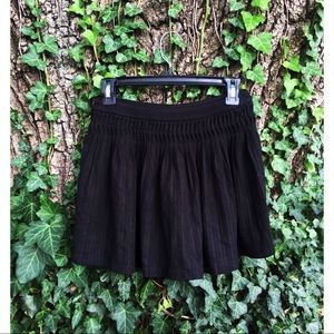Free People Rayon Black Skirt